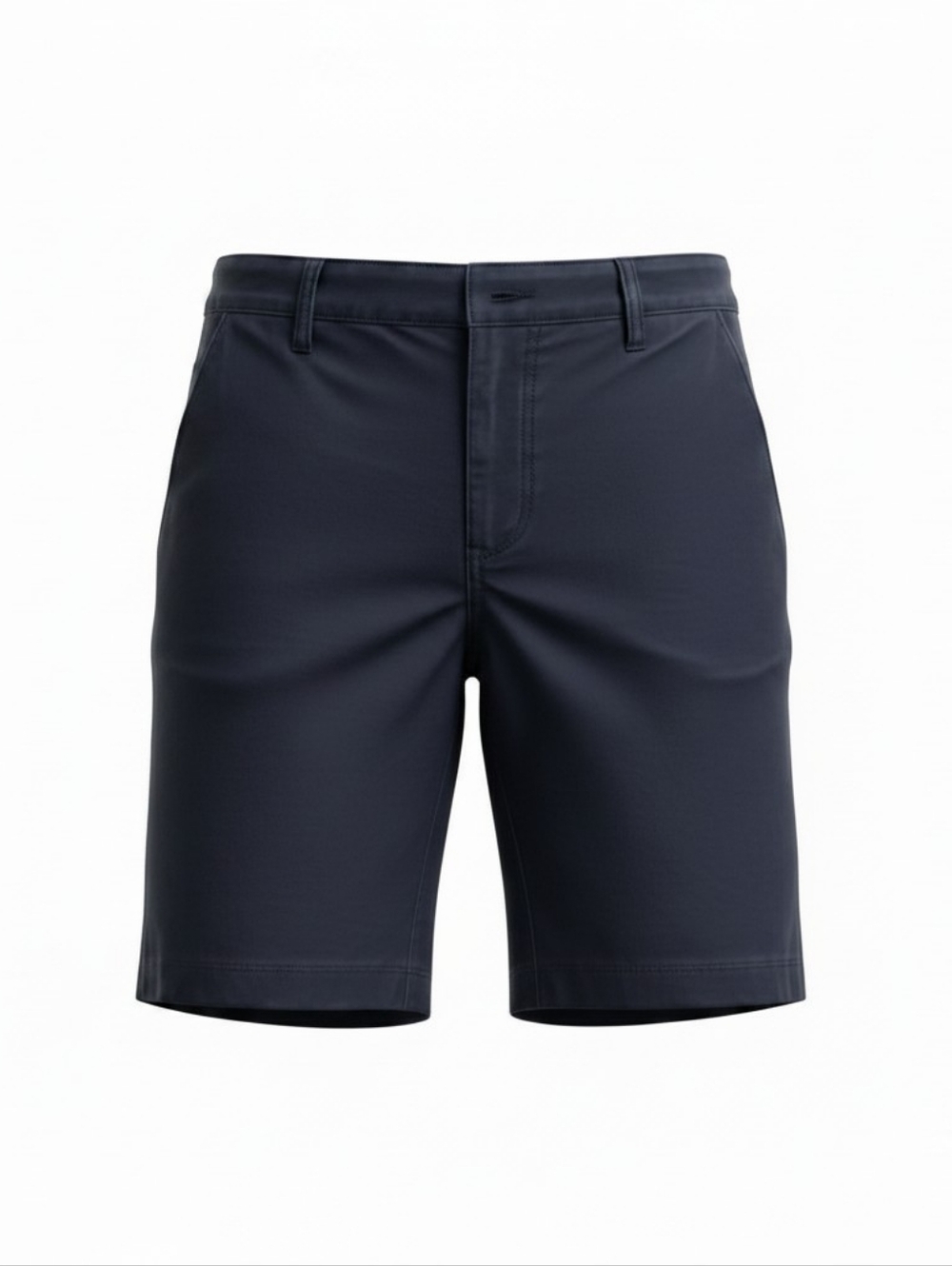 J. Crew Frankie Chino 9" Bermuda Shorts Womens Sz 4 Navy Blue Stretch Nautical